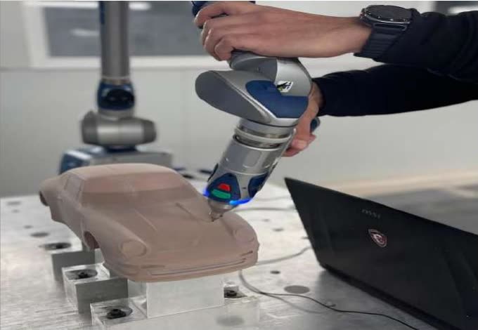 3D-Scan eines Modells mit FARO-Messarm
